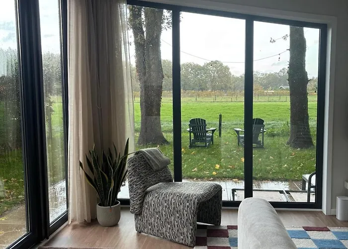 Chalet Tiny Forest House Met Vrij Uitzicht *